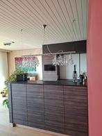 Hanglamp glas geslepen, Klassiek, Comme neuf, Verre, Enlèvement