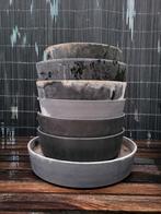 Elho bloempotschalen op wieltjes, Tuin en Terras, Ophalen