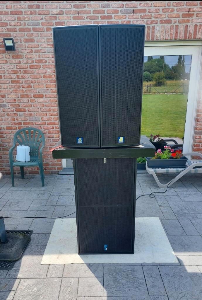 Système son DB Technologies 7000 W RMS, Audio, Tv en Foto, Luidsprekerboxen, Gebruikt, Overige typen, 120 watt of meer, Overige merken