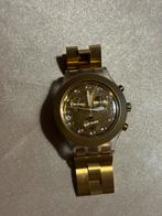 Montre Swatch Irony Diaphane Chronographe – Dorée, Enlèvement ou Envoi, Comme neuf