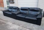 Sofa 2 leren banken, een 2-zits en een 3-zits, Huis en Inrichting, Zetels | Zetels, Ophalen