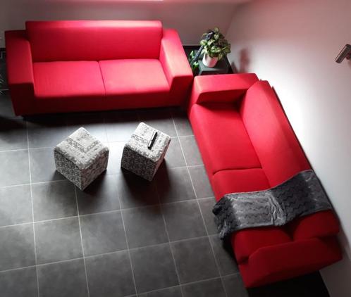 Mooie comfortable zitcombinatie 2,5 en 3 zits bank., Huis en Inrichting, Zetels | Zetels, Zo goed als nieuw, Rechte bank, Vierpersoons of meer