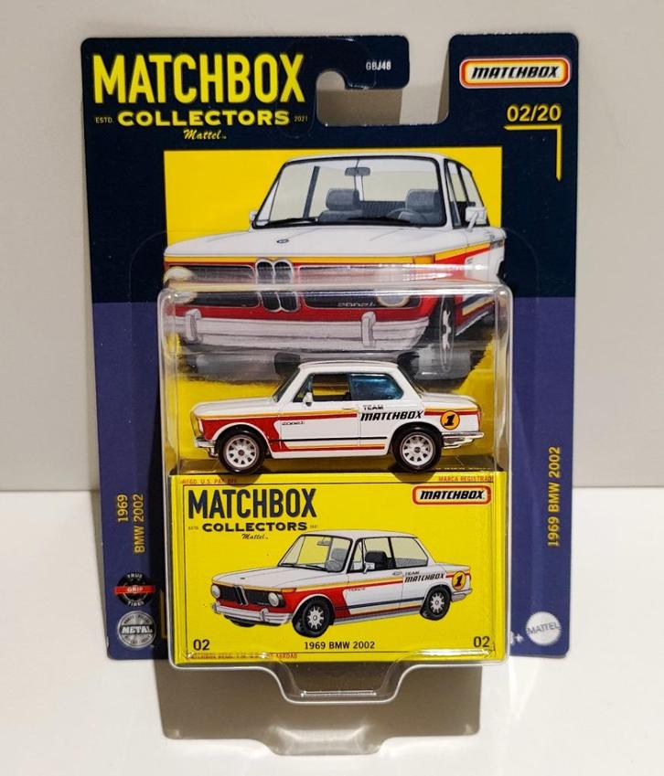 Matchbox Collectors 1969 BMW 2002 Wit nr2 (2020), Hobby en Vrije tijd, Modelauto's | Overige schalen, Ophalen of Verzenden