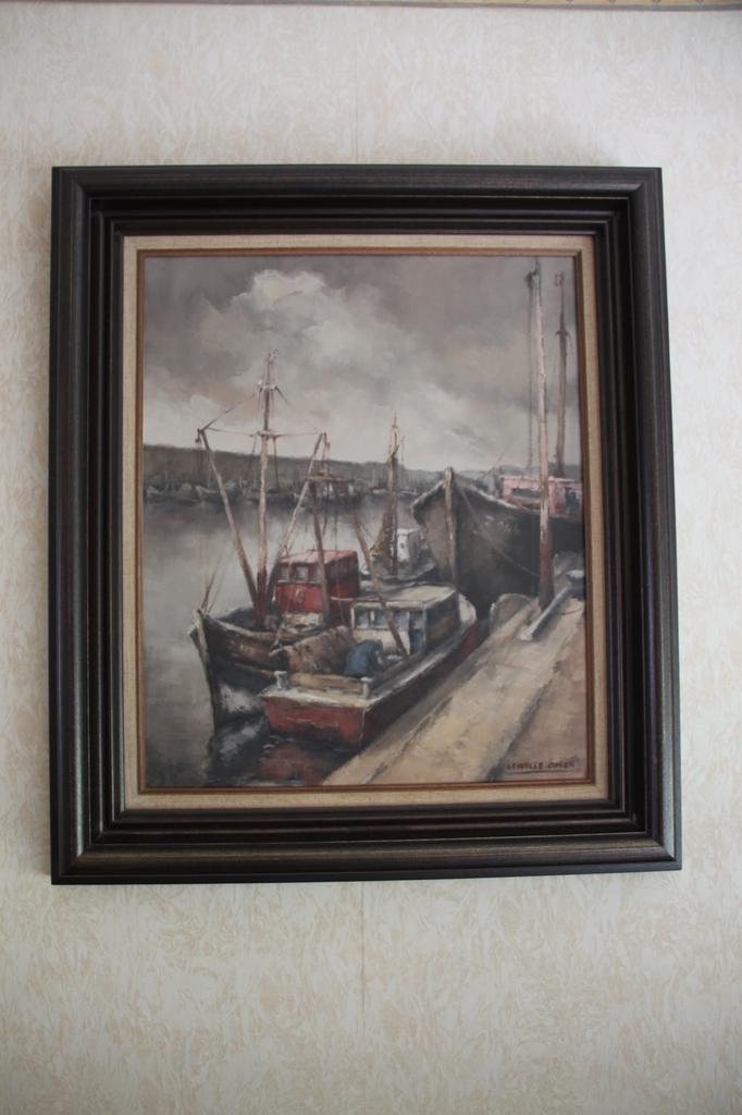 Schilderij van Omer Lewille, Antiek en Kunst, Kunst | Schilderijen | Klassiek, Ophalen