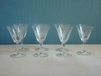 7 Kristal Geslepen Wijnglazen Peill H12cm, D8cm, Huis en Inrichting, Glas of Glazen, Ophalen of Verzenden, Wedgwood, Glas