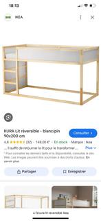 Lit réversible Kura IKEA, Enfants & Bébés, Chambre d'enfant | Lits superposés & Lits mezzanines, Utilisé