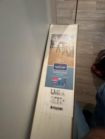Quick Step Impressive (Wit), Enlèvement, Neuf, 10 m²² ou plus, Aggloméré