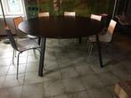 Grote ronde tafels / eettafels. Diam. 170 cm. In goede staat, Huis en Inrichting, Tafels | Eettafels, Ophalen, 150 tot 200 cm