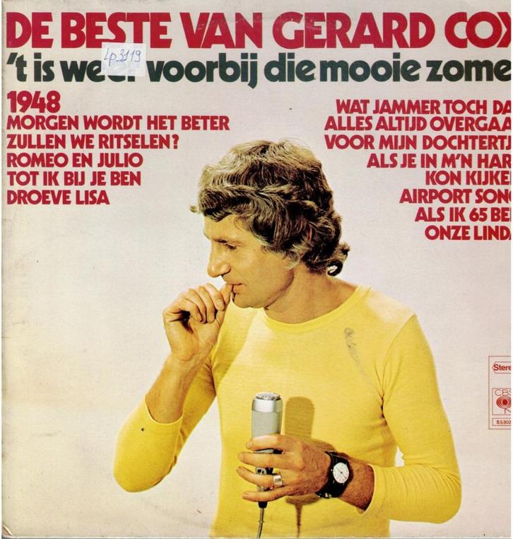 Vinyl, LP   /   Gerard Cox – De Beste Van Gerard Cox, Cd's en Dvd's, Vinyl | Overige Vinyl, Overige formaten, Ophalen of Verzenden
