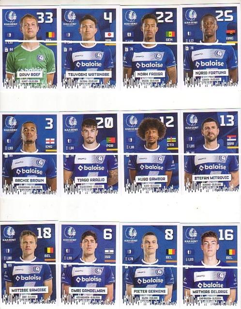 Panini Pro League 2024 - 2025 / KAA Gent / 23 stickers, Verzamelen, Sportartikelen en Voetbal, Nieuw, Poster, Plaatje of Sticker