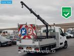 Renault Master 145PK Open Laadbak met Hiab 013T Kraan Werkve, Auto's, Bestelwagens en Lichte vracht, Stof, Gebruikt, 4 cilinders