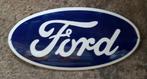 Ford logo emaillen decoratie bord USA mancave garage borden, Reclamebord, Ophalen of Verzenden, Zo goed als nieuw
