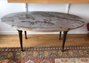 Table ovale en onyx, Enlèvement, Comme neuf, Ovale