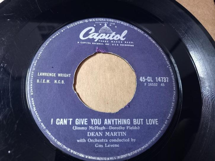Dean Martin ‎– I Can't Give You Anything But Love '7, Cd's en Dvd's, Vinyl Singles, Gebruikt, Single, Pop, 7 inch, Ophalen of Verzenden