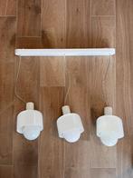 Suspension 3 lampes Philips, 75 cm ou plus, Verre, Traditionnel, Comme neuf