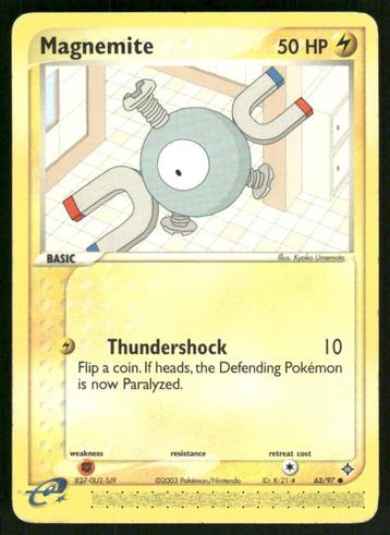 Magnemite 63/97 - Dragon beschikbaar voor biedingen