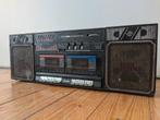 Vintage 80's stereoketen met dubbel casette, Audio, Tv en Foto, Stereoketens, Ophalen of Verzenden, Gebruikt, Speakers