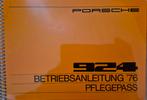 Porsche 924 nieuw instructieboekje 1976., Ophalen of Verzenden