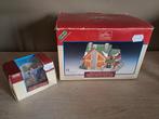 Vintage Lemax Pocelain Lighted House + accessoires, Antiek en Kunst, Ophalen