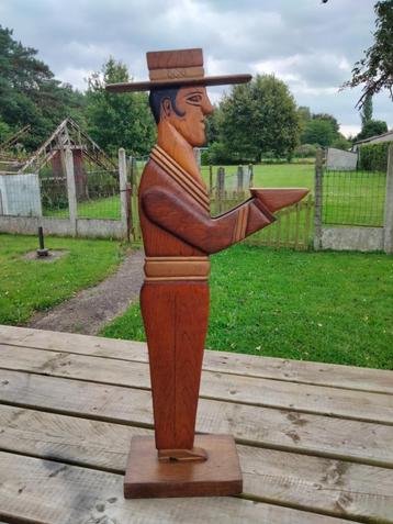 1950s vintage staander hout piccolo cowboy beschikbaar voor biedingen
