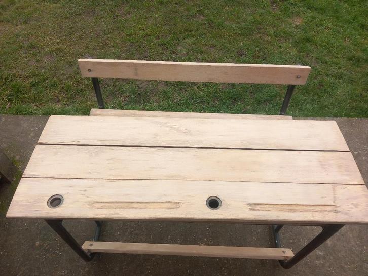 Bureau d'école à l'ancienne, Maison & Meubles, Bureaux, Utilisé, Bureau, Enlèvement ou Envoi