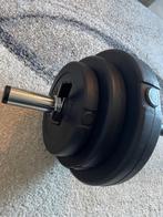 Halterstang + gewichten. Totaal 20KG, Sport en Fitness, Ophalen, Nieuw, Rug, Halterstangen