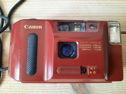 Canon Sprint Autofocus Camera 35 mm Burgundy Red, TV, Hi-fi & Vidéo, Appareils photo analogiques, Canon, Enlèvement ou Envoi