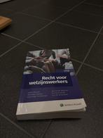 Recht voor welzijnswerkers (2018), Boeken, Ophalen of Verzenden, Zo goed als nieuw