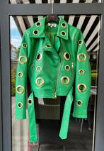 Nieuw mooie groene lederjacket - XL voor meisjes/vrouwen, Kleding | Dames, Merk Chic & Jeune - CJ, Ophalen, Nieuw, Groen