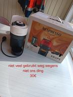 Nespresso Vertuo Pop, Ophalen of Verzenden, Zo goed als nieuw, Espresso apparaat, Koffiepads en cups