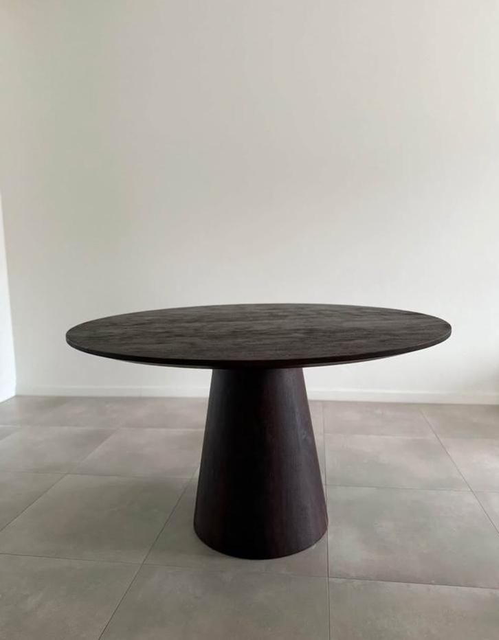 Mangohout tafel te koop, Huis en Inrichting, Tafels | Eettafels, Zo goed als nieuw, 100 tot 150 cm, 50 tot 100 cm, Vier personen