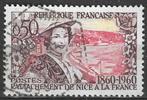Frankrijk 1960 - Yvert 1247 - Vrouw uit Nice en plage (ST), Postzegels en Munten, Postzegels | Europa | Frankrijk, Verzenden, Gestempeld