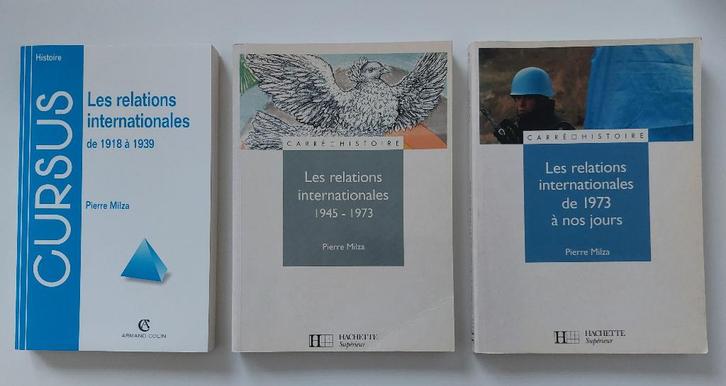 Les relations internationales de 1918 à nos jours (P. Milza), Livres, Histoire & Politique, Utilisé, 20e siècle ou après, Enlèvement ou Envoi