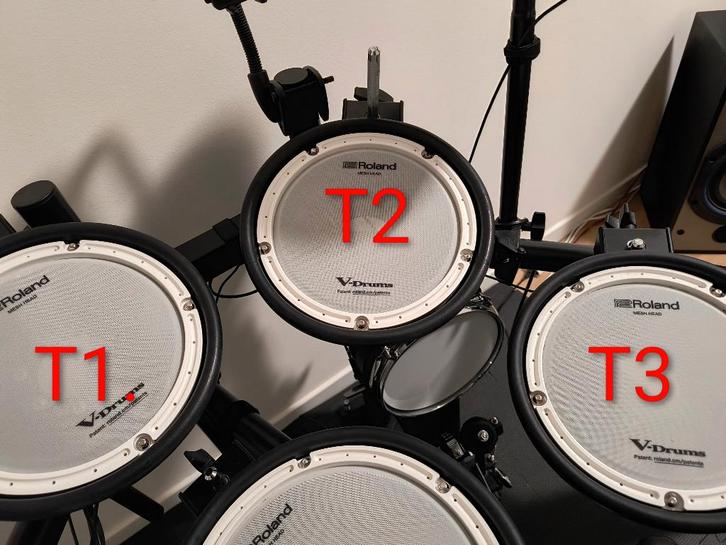 Roland V-drum mesh pads PDX-6, Muziek en Instrumenten, Drumstellen en Slagwerk, Zo goed als nieuw, Roland, Elektronisch, Ophalen