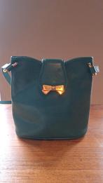 Handtas Nina Ricci groen met strikje als sluiting, Handtassen en Accessoires, Ophalen of Verzenden, Zo goed als nieuw, Groen, Handtas