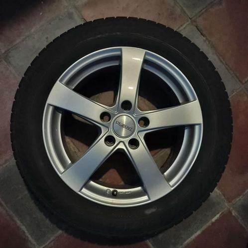 Vier winterbanden Gislaved 205/55/R16 op aluminium velgen, Auto-onderdelen, Banden en Velgen, Velg(en), Winterbanden, 16 inch