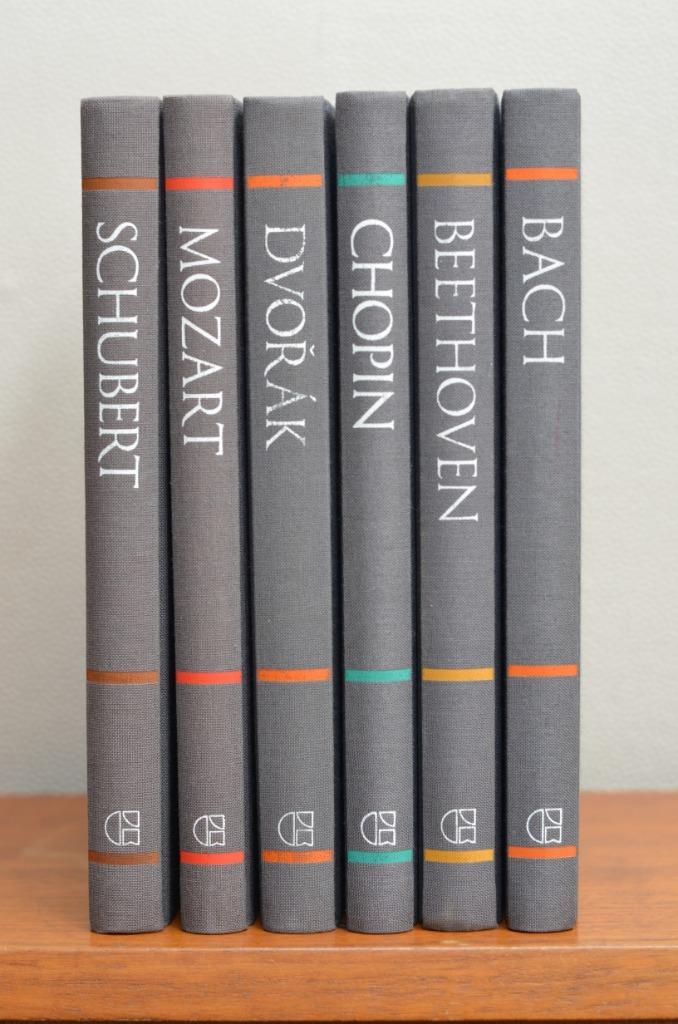 6 BOEKEN GOTTMER COMPONISTENSERIE/J. VAN LEEUWEN/5 € P.B., Boeken, Muziek, Ophalen of Verzenden