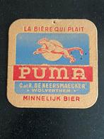 Oud viltje PUMA brouwerij DE KEERSMAECKER te WOLVERTEM, Enlèvement ou Envoi, Utilisé, Sous-bock