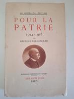 WOI: Georges Clemenceau - pour la patrie 1914-1918, Ophalen of Verzenden, Zo goed als nieuw
