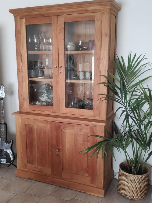 Buffetkast - volle teak, Huis en Inrichting, Kasten | Buffetkasten, Zo goed als nieuw, 200 cm of meer, 100 tot 150 cm, 25 tot 50 cm