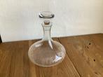 Glazen wijnkaraf met glazen stop, Enlèvement, Comme neuf, Autres types