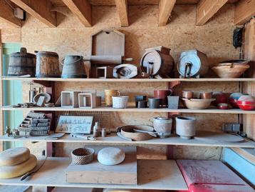 Collectie kaas  gereedschap beschikbaar voor biedingen