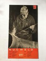 Nucweld reclamebord 1967 - lasser - groot karton 37x68, Verzamelen, Merken en Reclamevoorwerpen, Ophalen of Verzenden, Gebruikt