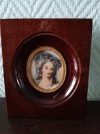 miniature portrait sur Ivoire ou porcelaine, Antiquités & Art, Enlèvement