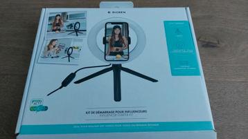 Influencer Starter Kit merk BIG BEN VLOGGING LUZ+ TRIPODE, Enlèvement ou Envoi, Neuf