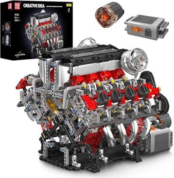 Kit de construction de moteur Mold King Supercar V8 LIVRAISO, Envoi, Neuf