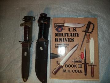 US bayonet,gevechtsmes + catalogus boek beschikbaar voor biedingen