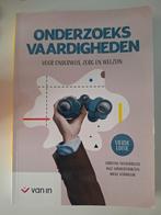 Onderzoeksvaardigheden voor onderwijs, zorg en welzijn, Livres, Livres d'étude & Cours, Comme neuf, Enseignement supérieur professionnel