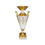 Vase Médicis Empire Vienne à Double Anses Ornements en Or