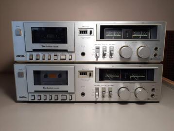 Technics cassette deck M205 (2 stuks), Enlèvement, Simple